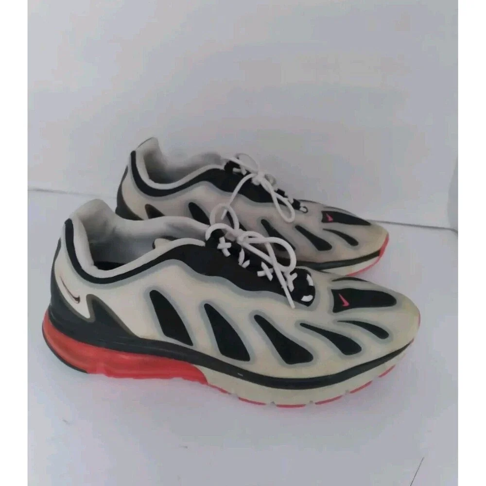 Nike Air Max Running‎ Shoes White Black Red Athletic Sneakers